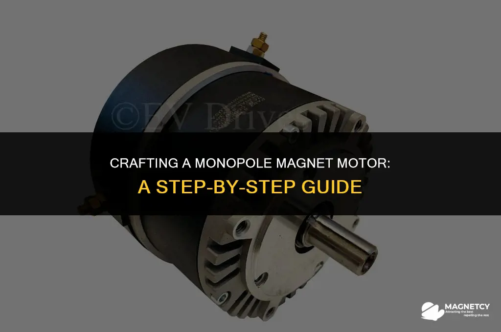 how to make a monopole magnet motor