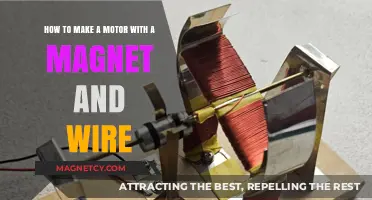 Crafting a Simple Electric Motor: Magnet and Wire Magic
