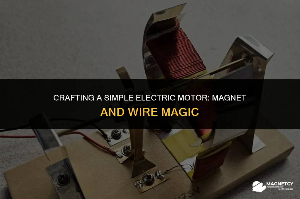 how to make a motor with a magnet and wire