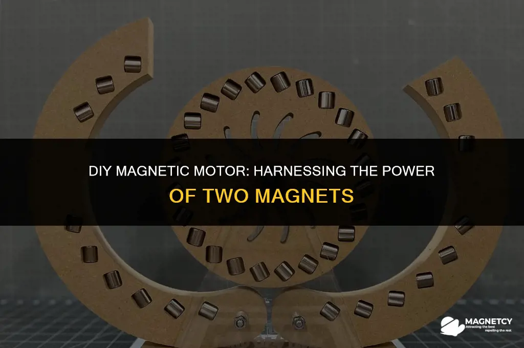how to make a motor with two magnets