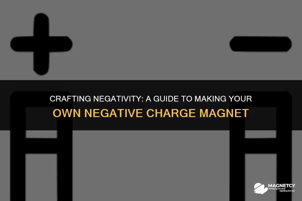 how to make a negative charge magnet