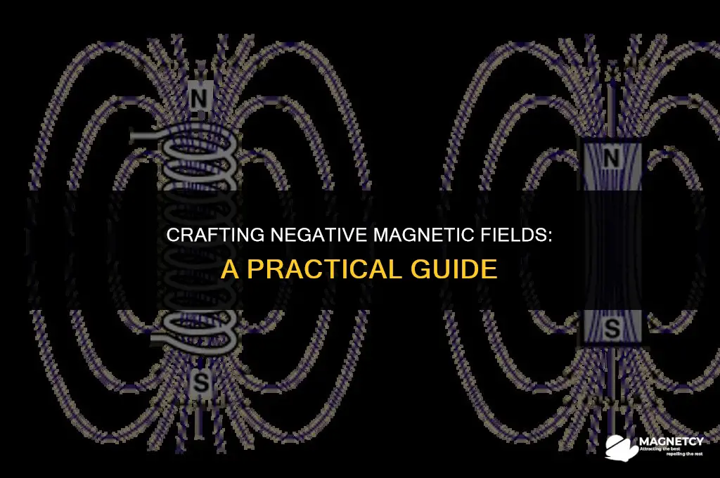 how to make a negative magnetic field