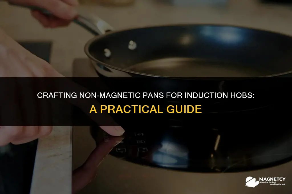how to make a non magnetic pans on induction hob