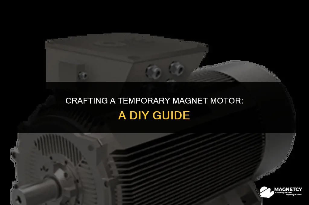 how to make a non permanent magnet motor