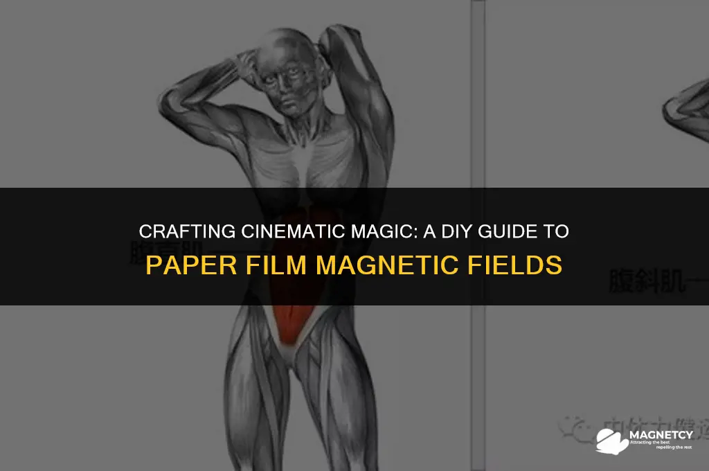 how to make a paper film magnetic field