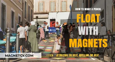 Defying Gravity: The Art of Floating Pencils with Magnets