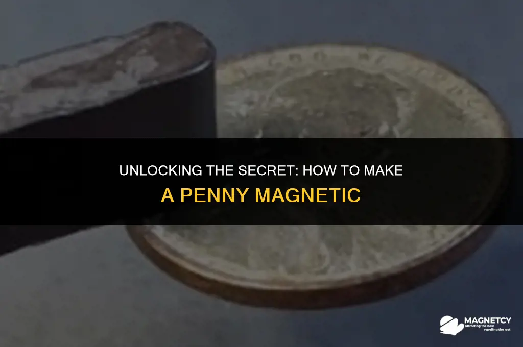 how to make a penny magnetic