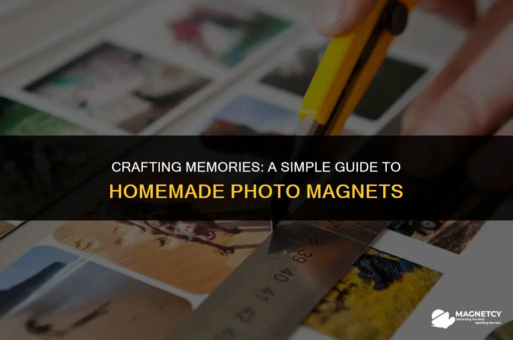 how to make a photo magnet at home
