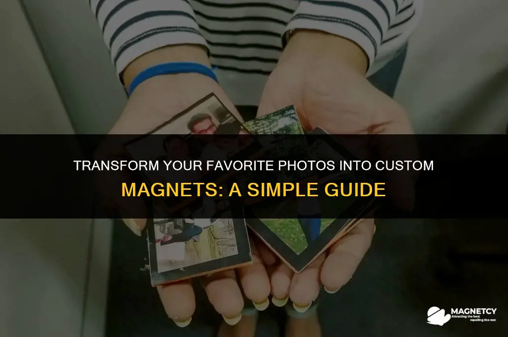 how to make a picture into a magnet