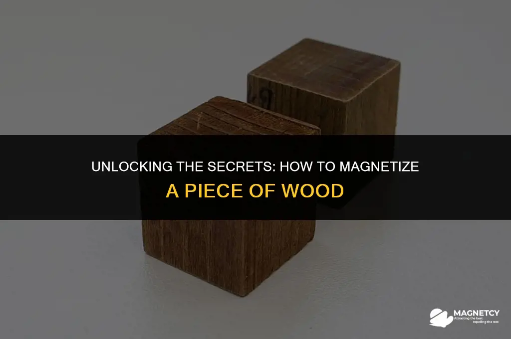 how to make a piece of wood magnetic