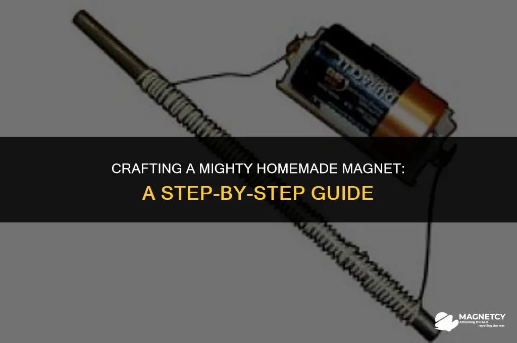 how to make a powerful permanent magnet at home