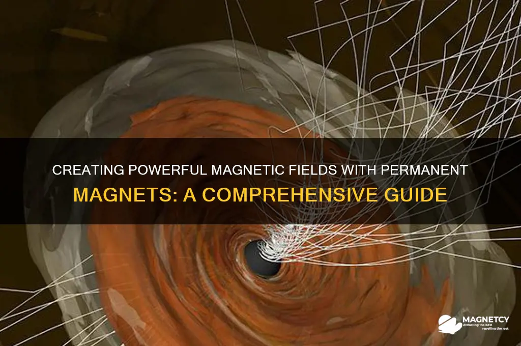 how to make a strong magnetic field using permanent magnet