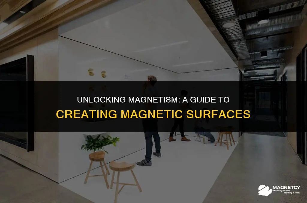 how to make a surface magnetic