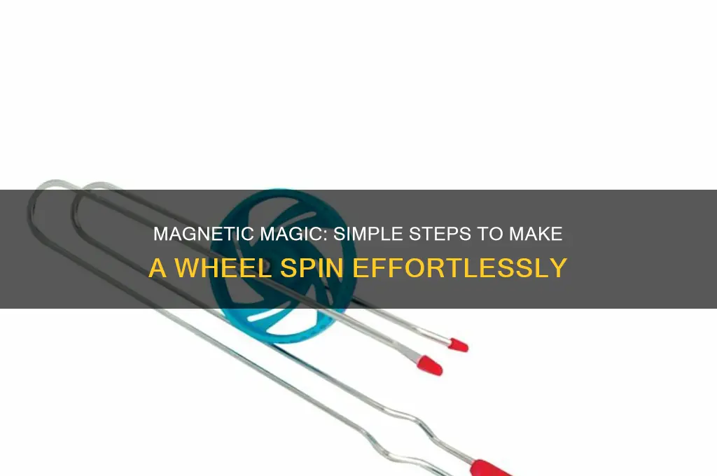 how to make a wheel spin using magnets