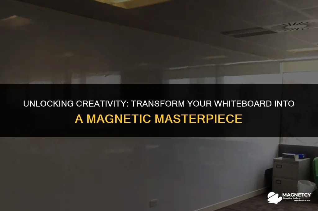 how to make a white board magnetic