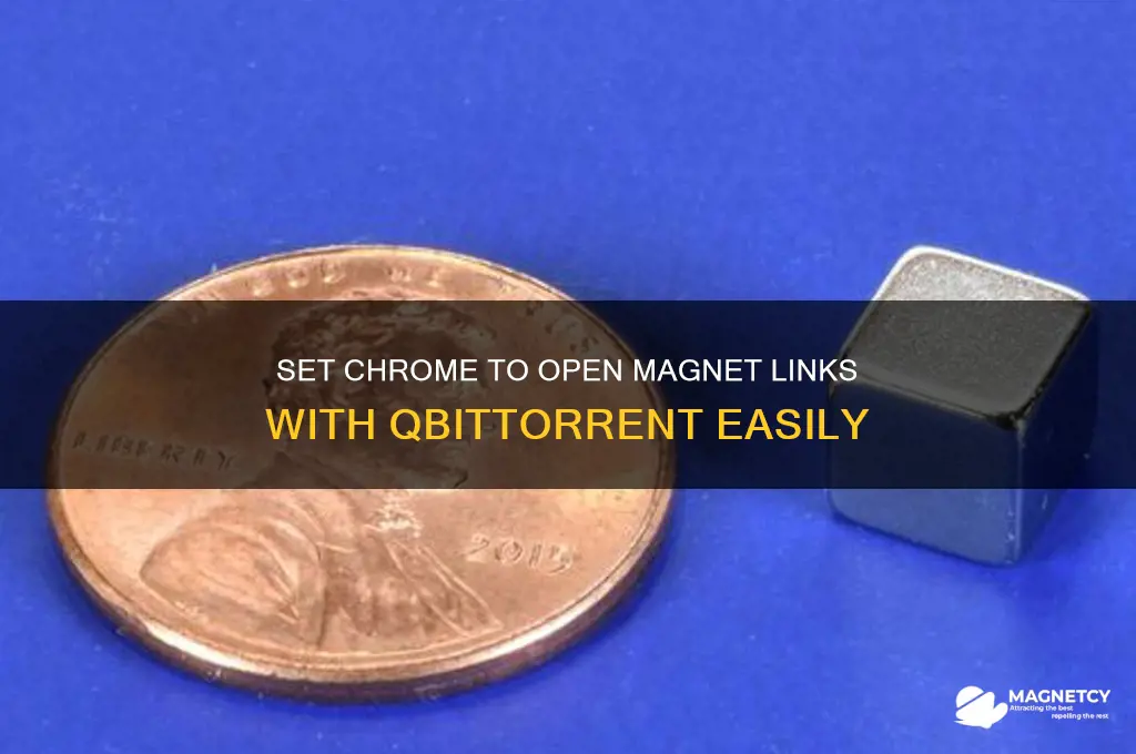 how to make chrome use qbittorrent to open magnet links