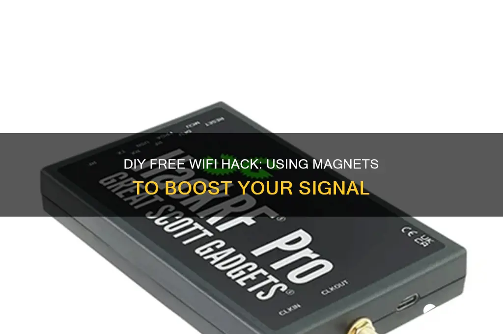 how to make free wifi using magnet