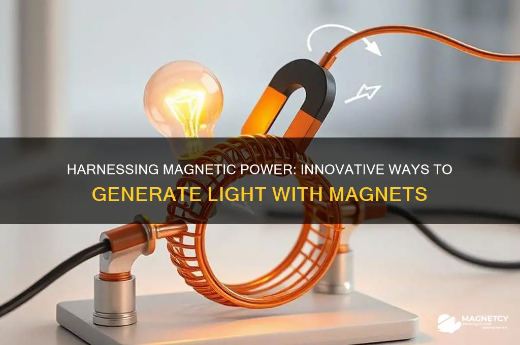 how to make light using magnet