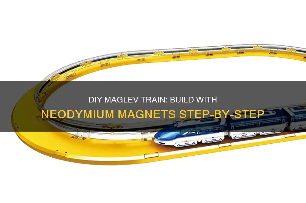 how to make maglev train using neodymium magnet