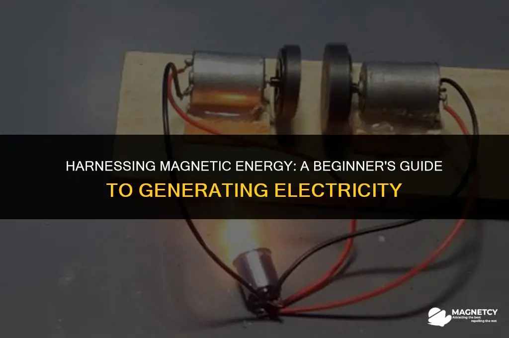 how to make magnet electricity