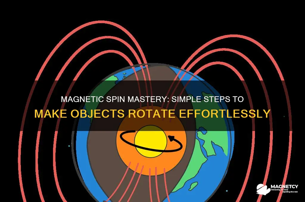 how to make something spin using magnets