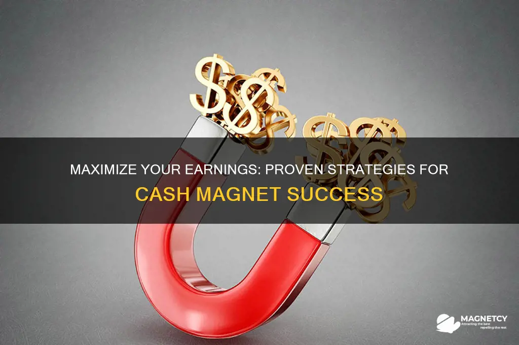 how to make the most money using cash magnet