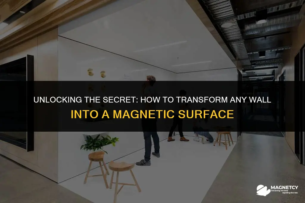 how to make wall magnetic