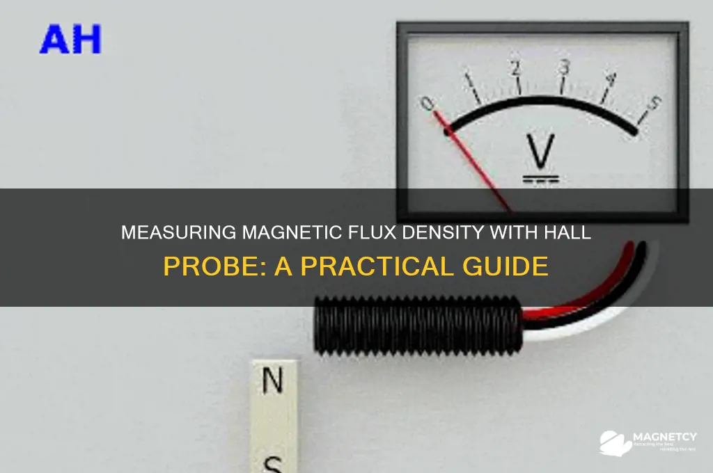 how to measuring magnetic flux density using hall probe