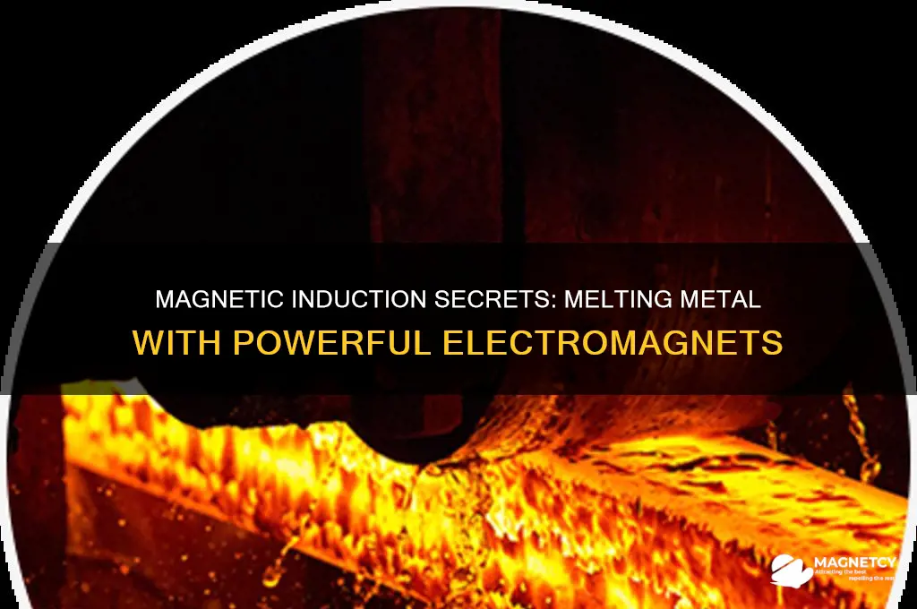 how to melt metal using magnet