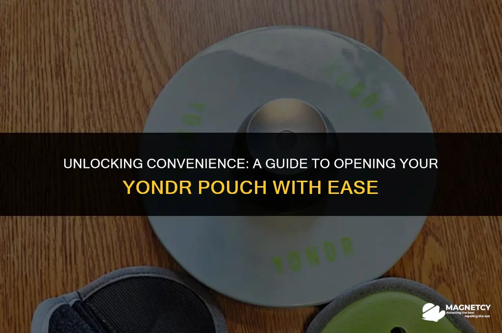 how to open yondr pouch with magnet