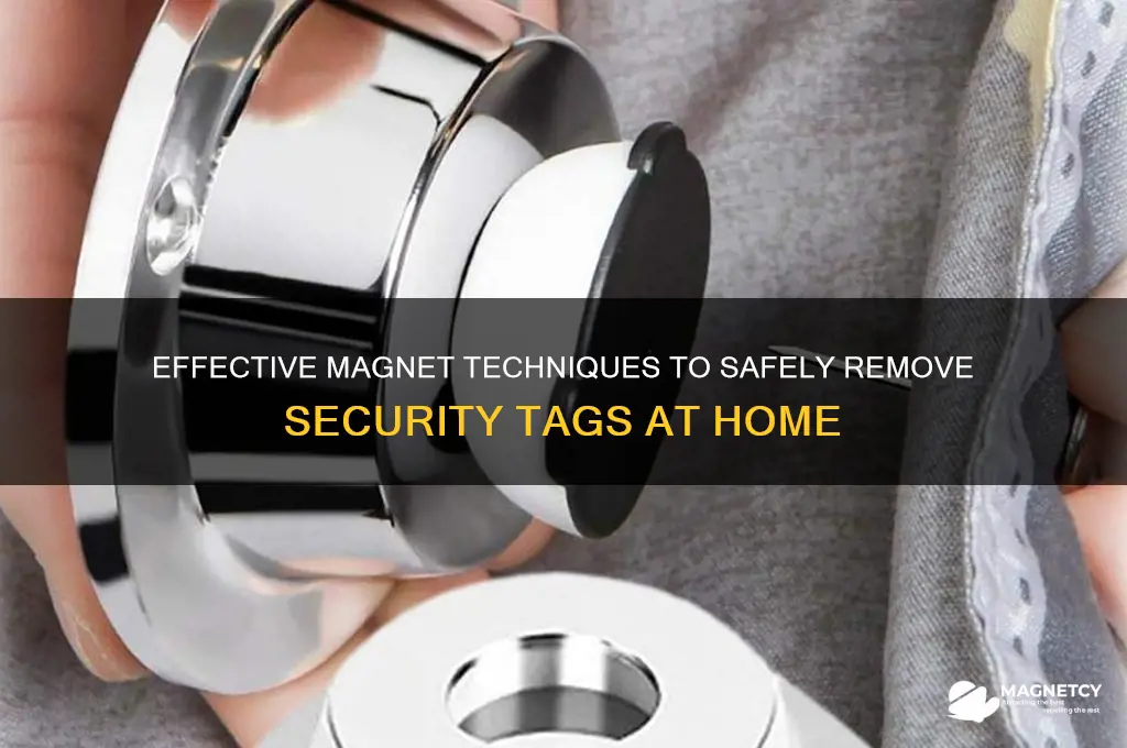 how to remove a security tag using a magnet