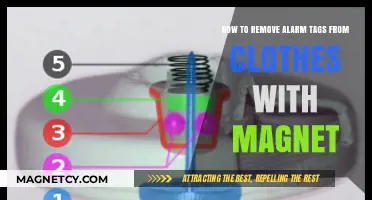 Effortlessly Remove Alarm Tags from Clothes Using a Magnet