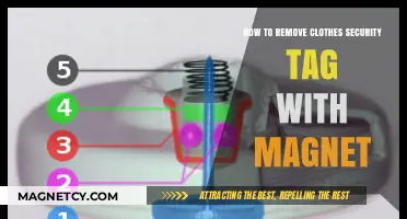 Effortlessly Remove Security Tags from Clothes Using a Magnet