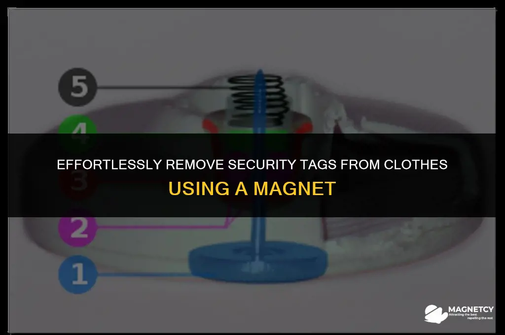 how to remove clothes security tag with magnet