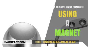 Effortlessly Remove Ink Tags from Pants Using a Magnet: Quick Guide