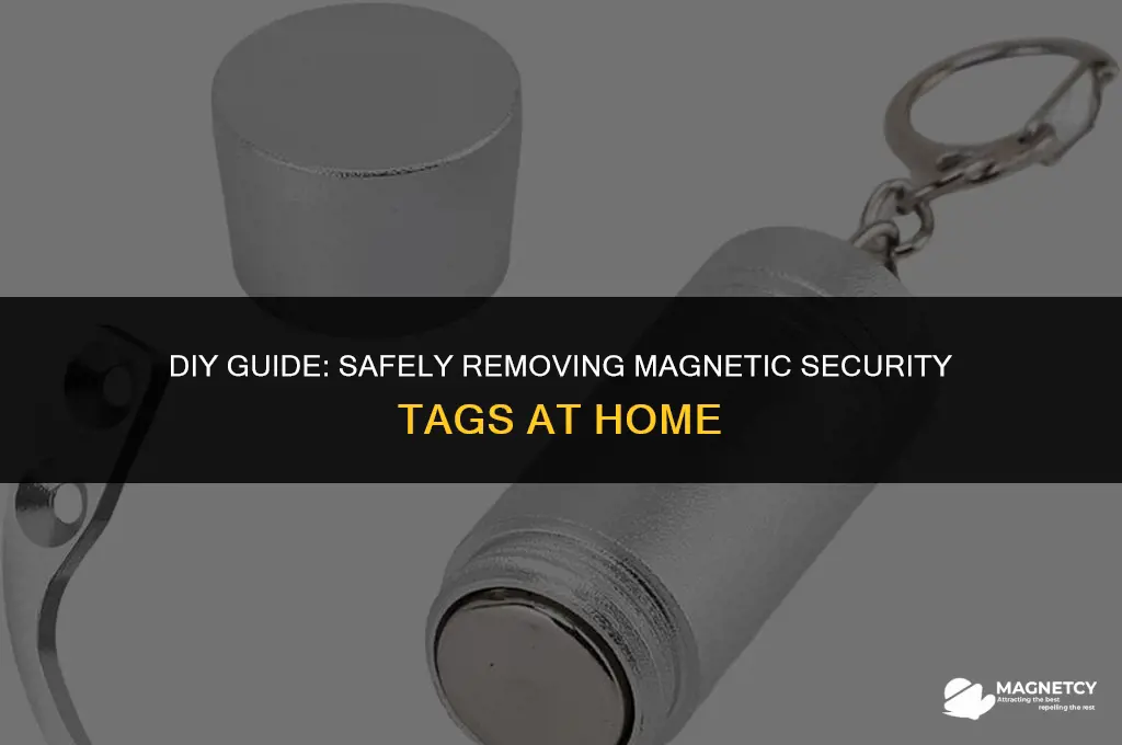how to remove magnetic security tag at home