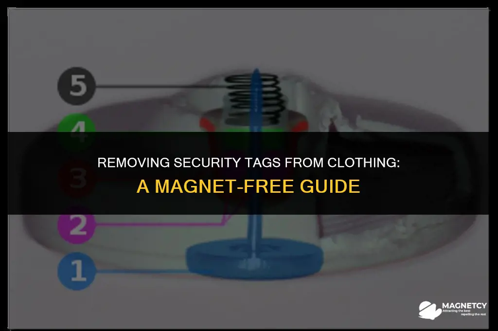 how to remove security tag from clothing without magnet