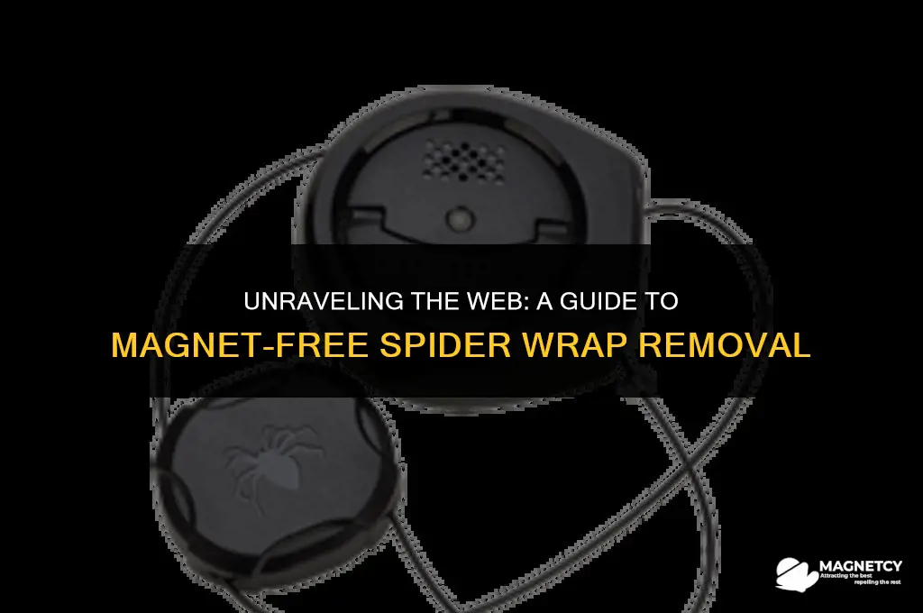 how to remove spider wrap without magnets