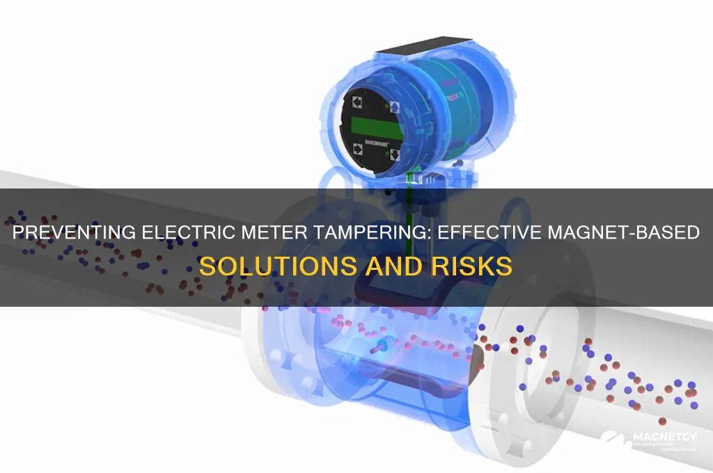 how to stop electric meter using magnet