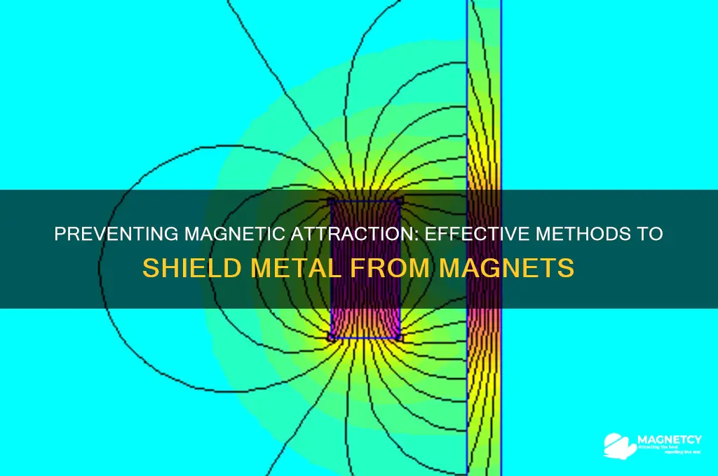 how to stop metal from attracting magnets