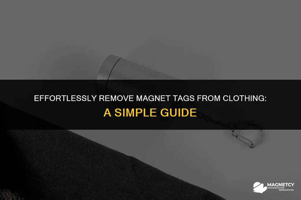 how to take magnet tag off clothing