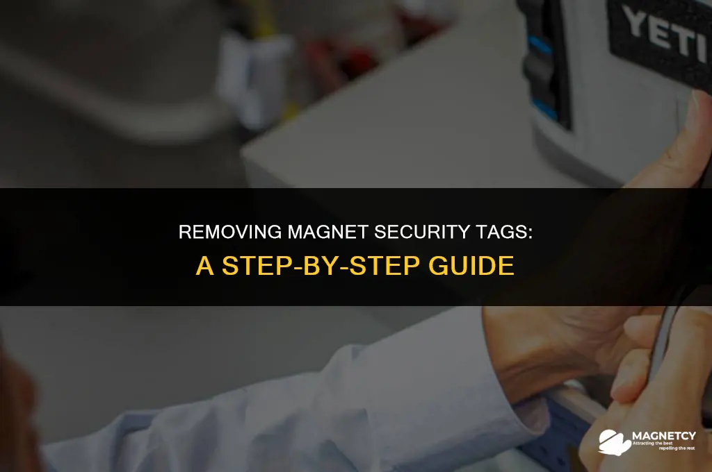 how to take off magnet security tag