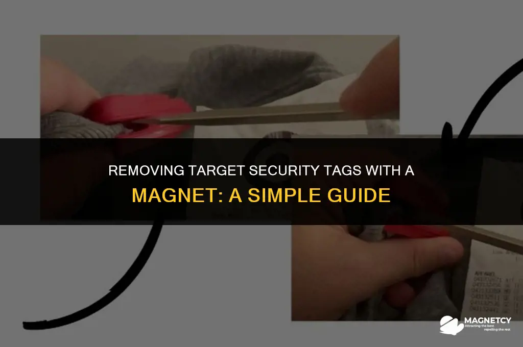 how to take off target security tag with magnet