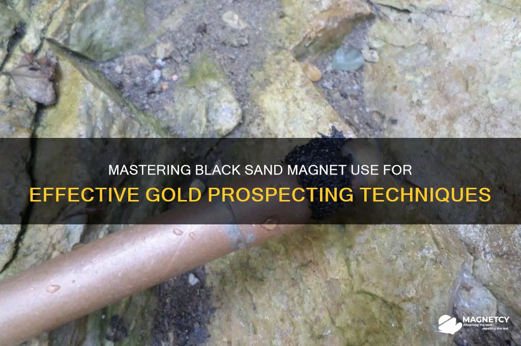 how to use a black sand magnet