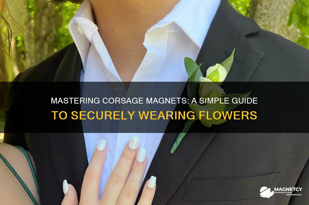 how to use a corsage magnet