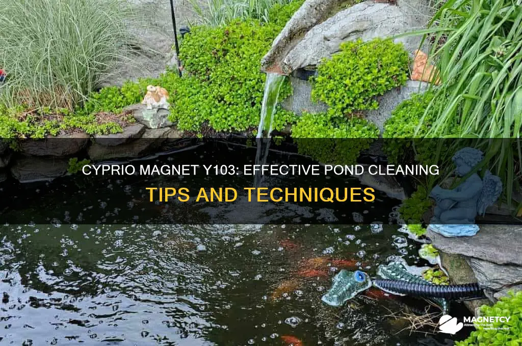 how to use a cyprio magnet y103 for my pond