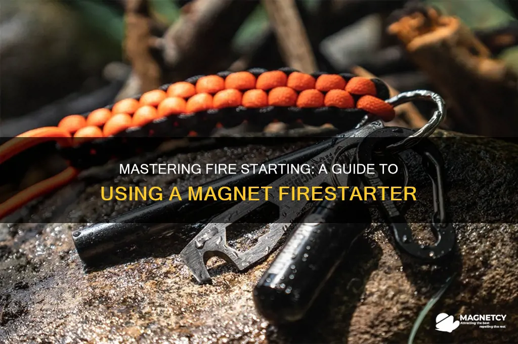 how to use a fire starter magnet