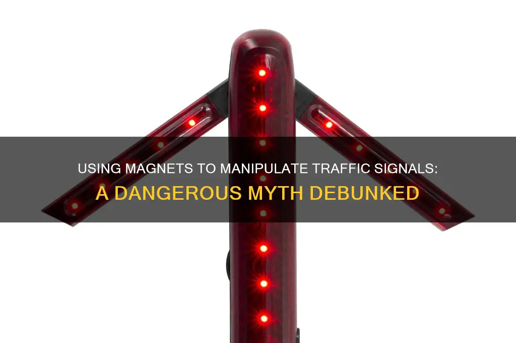 how to use a magnet to change traffic signals