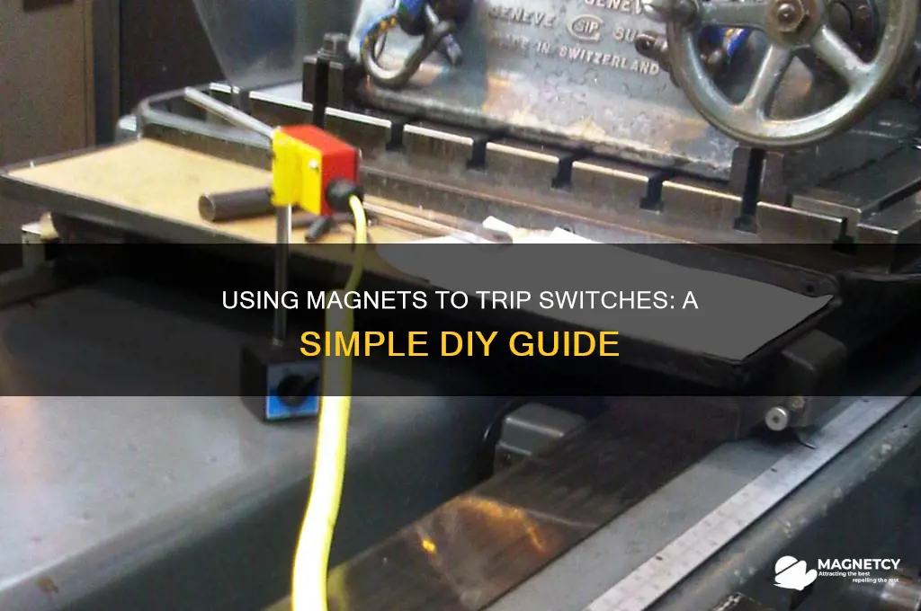 how to use a magnet to trip a switch