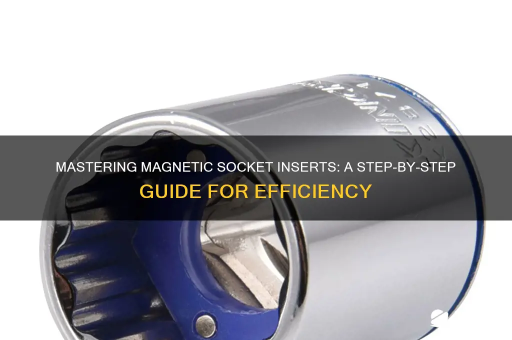 how to use a magnetic aocket insert